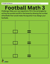 Load image into Gallery viewer, Football Math Activity
